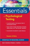 Essentials of Psychological Testing